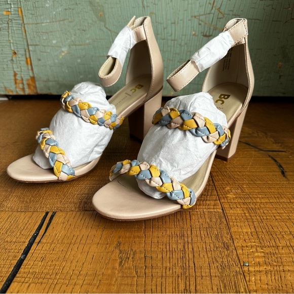 NEW Seychelles BC Wanna Be Heels in Blush Multi Size 8.5 - Picture 6 of 12